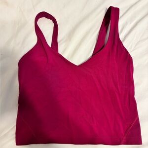 Lululemon Athletica Pink Crop Top